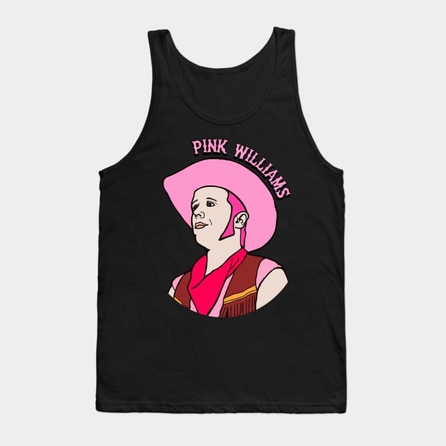 Pink Williams Portrait Tank Top by Pink's Mercantile  